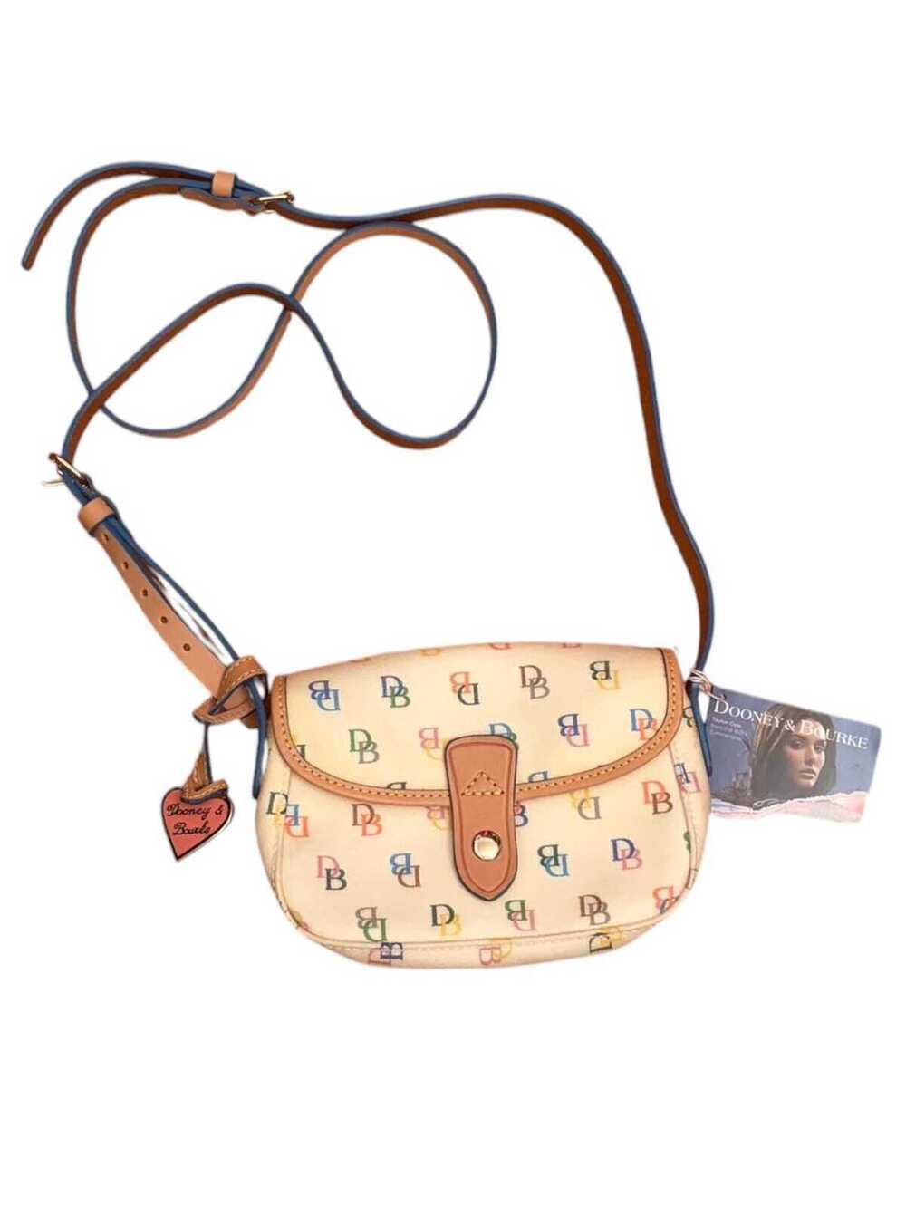 Vintage Dooney & Bourke Monogram Crossbody Bag | Multicolor (NWT)